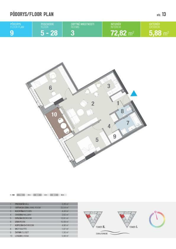 Panorama City - Spacious Apartment Near Eurovea Братислава Екстериор снимка